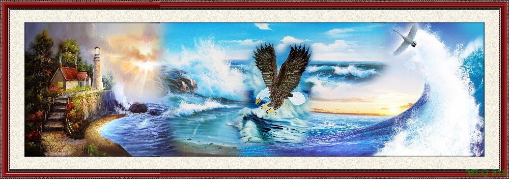 Tranh sơn dầu làng quê MLQ-511